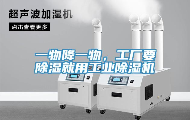 一物降一物，工廠要除濕就用工業(yè)除濕機(jī)