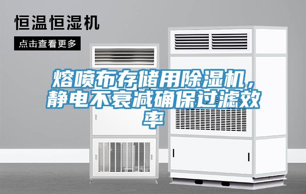 熔噴布存儲用除濕機,靜電不衰減確保過濾效率