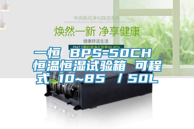 一恒 BPS-50CH 恒溫恒濕試驗箱 可程式 10~85℃/50L