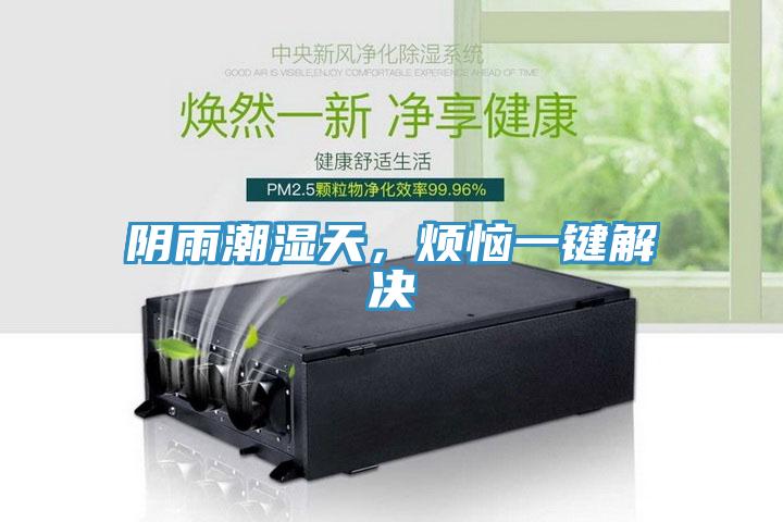 陰雨潮濕天,煩惱一鍵解決