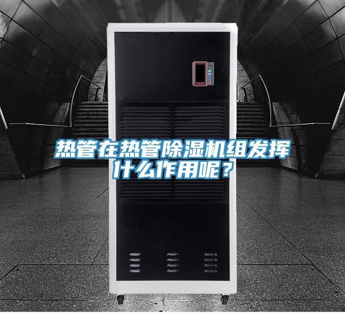 熱管在熱管除濕機(jī)組發(fā)揮什么作用呢?