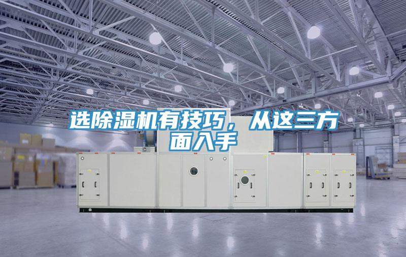 選除濕機有技巧,從這三方面入手