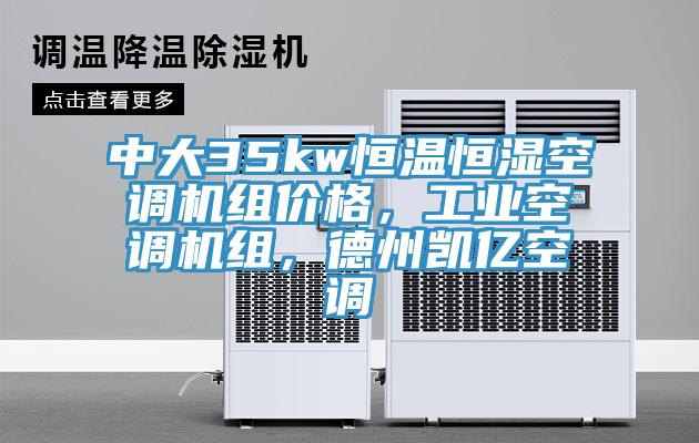 中大35kw恒溫恒濕空調(diào)機組價格，工業(yè)空調(diào)機組，德州凱億空調(diào)