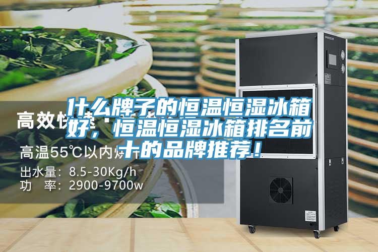 什么牌子的恒溫恒濕冰箱好，恒溫恒濕冰箱排名前十的品牌推薦！
