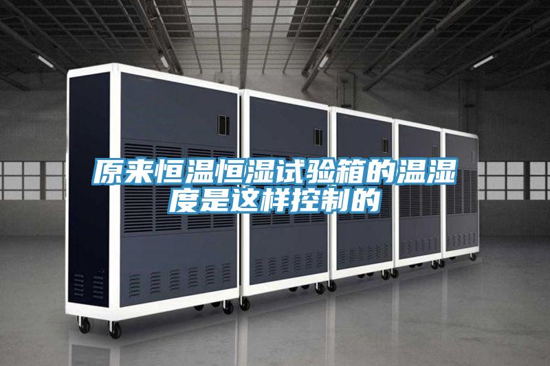 原來恒溫恒濕試驗(yàn)箱的溫濕度是這樣控制的
