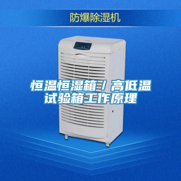 恒溫恒濕箱/高低溫試驗箱工作原理