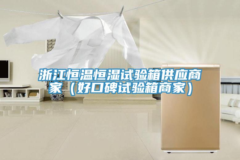 浙江恒溫恒濕試驗箱供應商家(好口碑試驗箱商家)