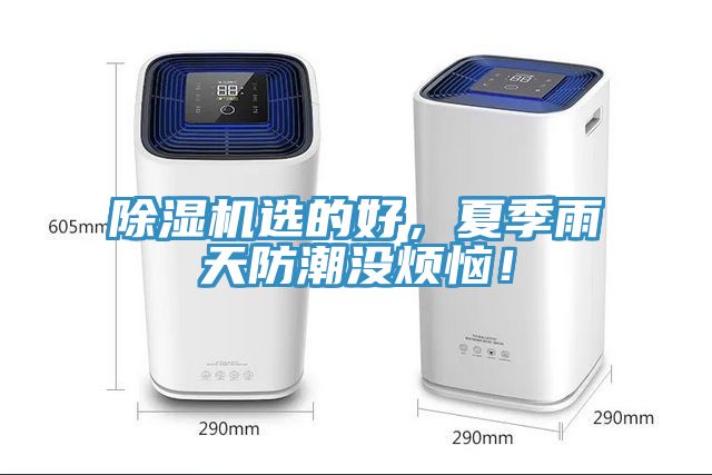 除濕機選的好，夏季雨天防潮沒煩惱！